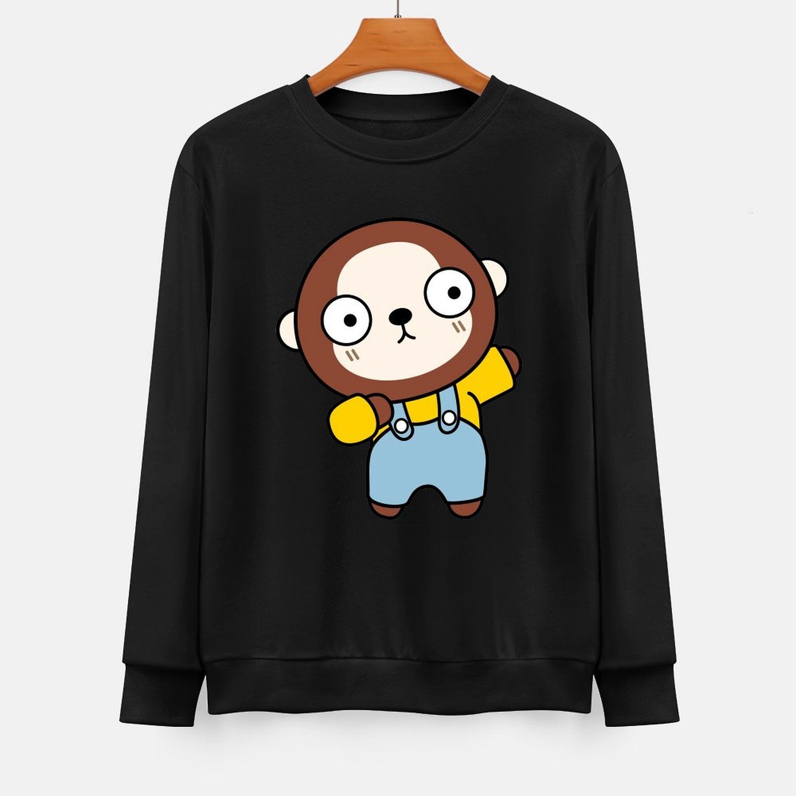 Front Patterned Long Sleeve TopDailyFit Fade-Resistant